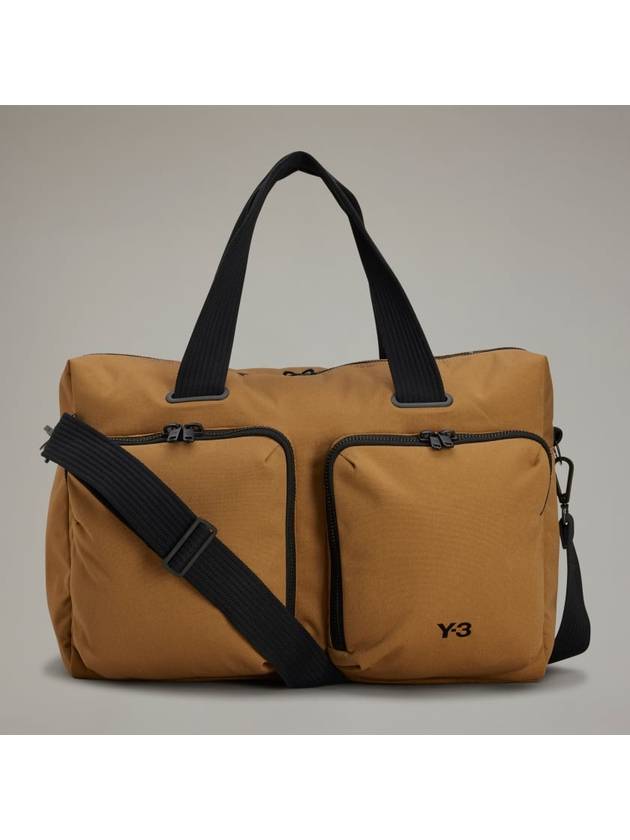 Logo Print Travel Cross Bag Brown - Y-3 - BALAAN 2