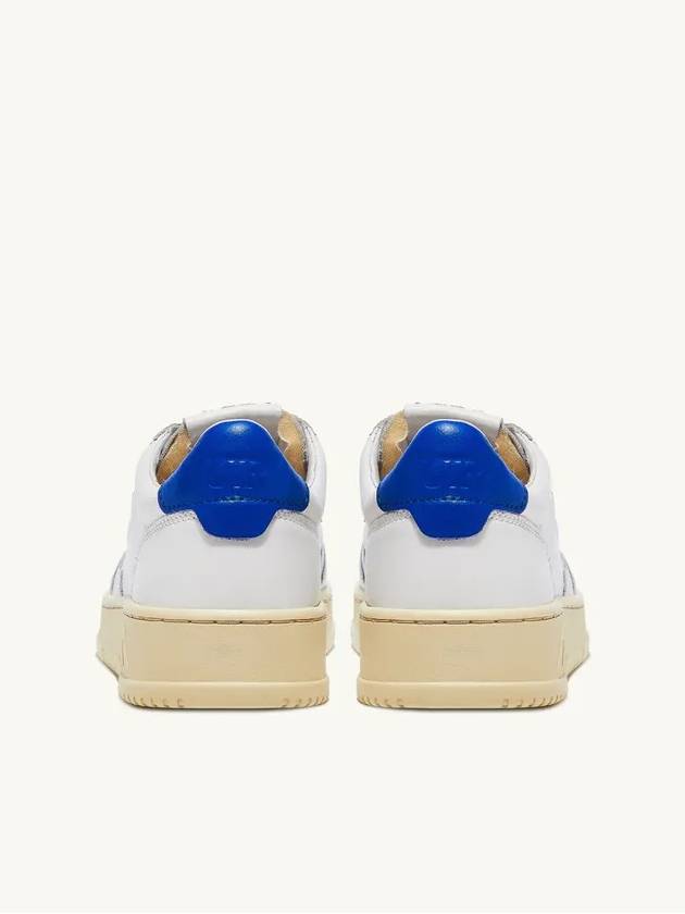 Medalist Goatskin Low Top Sneakers White Blue - AUTRY - BALAAN 5