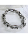 Monogram Chain Bracelet Silver - LOUIS VUITTON - BALAAN 4