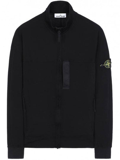 Men's Wappen Patch Zip-Up Jacket Black - STONE ISLAND - BALAAN 2