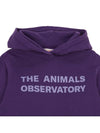 Kids brushed hoodie F24128 195 BG - THE ANIMALS OBSERVATORY - BALAAN 3