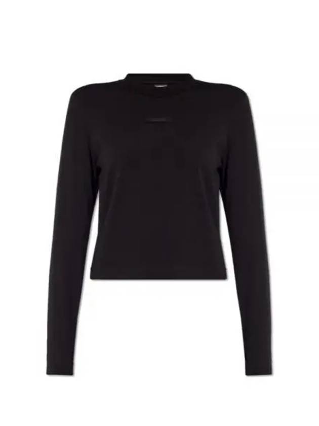 Le Gros Grain Manches Long Sleeve T-Shirt Black - JACQUEMUS - BALAAN 2