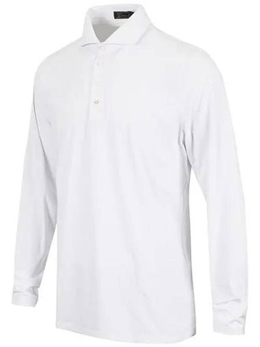 Ice Nylon Sun Golf PK Long Sleeve T-Shirt White - G/FORE - BALAAN 1