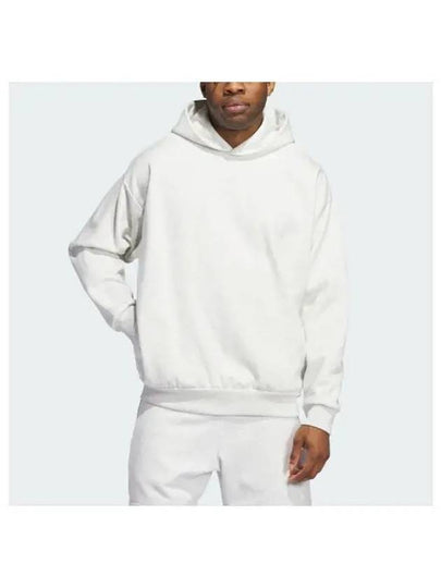 Basketball Oversized Ribbed Cuffs Hoodie Grey One Mel - ADIDAS - BALAAN 2