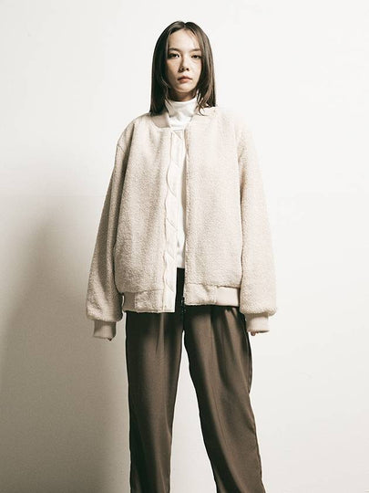 Reversible Blouson Jacket Beige - FFEFF STUDIO - BALAAN 2