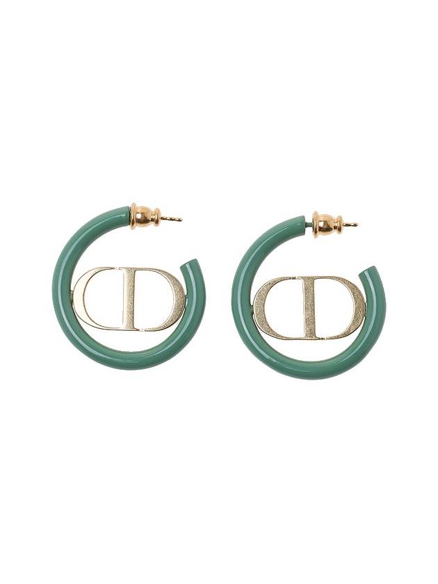 30 Montaigne Earrings Ethereal Green Lacquer - DIOR - BALAAN 10