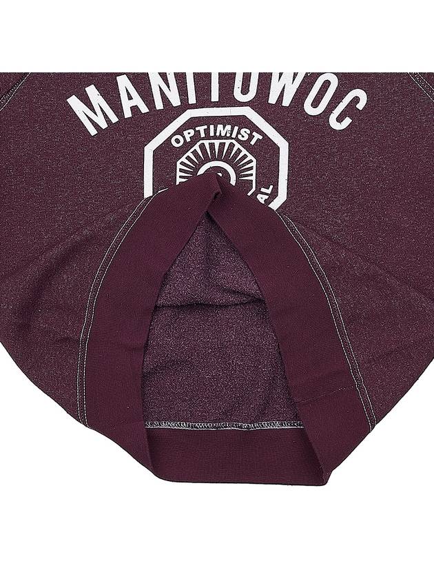 Wild Donkey Manitowoc Cotton Sweatshirt FR MANITOWOC DYED BURGUNDY - WILD DONKEY - BALAAN 8