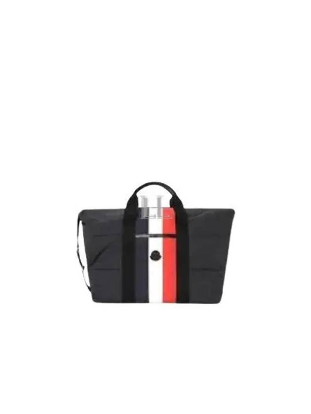 Logo Patch Duffel Tote Bag Black - MONCLER - BALAAN 2