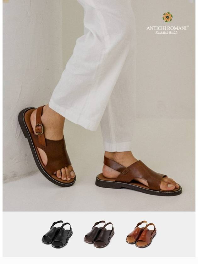 Fisherman Leather Sandals Verona - ANTICHI ROMANI - BALAAN 1