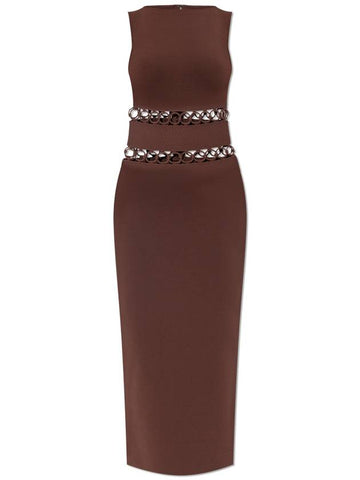 Cult Gaia Dress River, Women's, Brown - CULT GAIA - BALAAN 1