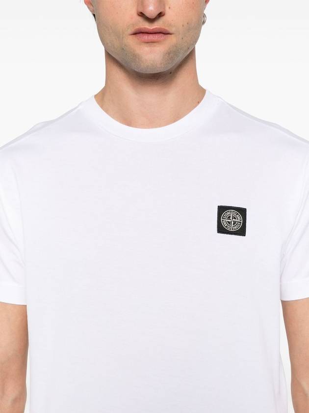 Stone Island T-shirts and Polos White - STONE ISLAND - BALAAN 4