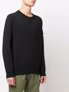 Waffen Patch Zipper Pocket Sweatshirt Black - STONE ISLAND - BALAAN 5