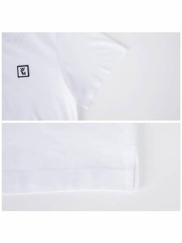 Cotton Back Logo Short Sleeve T-Shirt White - WOOYOUNGMI - BALAAN 5