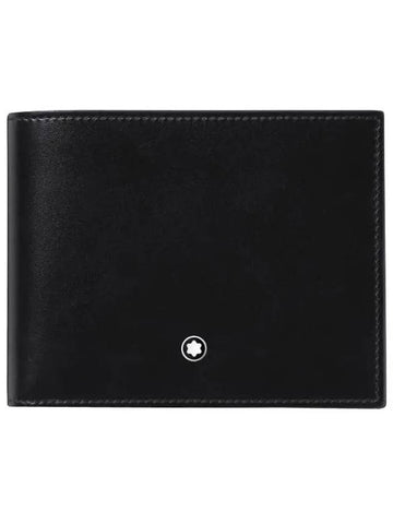 Meisterstuck 6cc Half Wallet Black - MONTBLANC - BALAAN 1