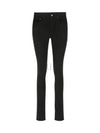 High Rise Denim Skinny Jeans Black - SAINT LAURENT - BALAAN 2