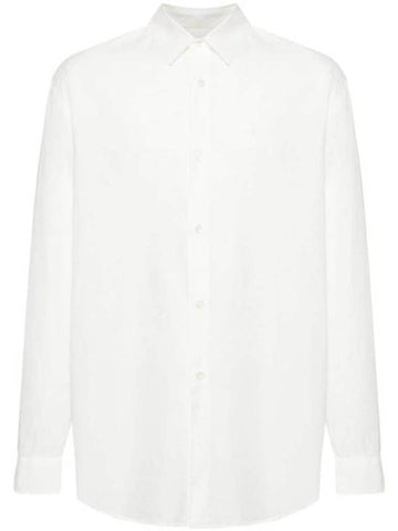 Long Sleeve Shirt M2242FW WHITE PEACHED CUPRO POPLIN - OUR LEGACY - BALAAN 1