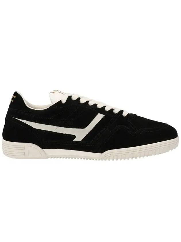 Jackson Suede Low Top Sneakers Black - TOM FORD - BALAAN 1