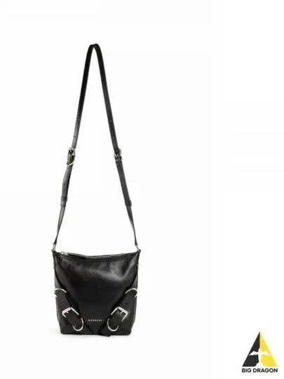 Voyou Buckle Calfskin Cross Bag Black - GIVENCHY - BALAAN 2