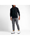 01819125010JordanAir Jordan 3 Fleece Hooded Zip JacketBlack - NIKE - BALAAN 6