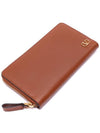 V Logo Long Wallet Brown - VALENTINO - BALAAN 6