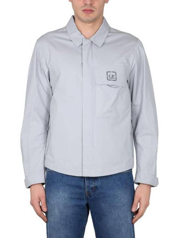 Long Sleeve Shirt 14CMOS019A 006450A805 GRAY - CP COMPANY - BALAAN 1