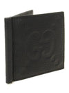 Jumbo GG Money Clip Card Wallet Black - GUCCI - BALAAN 3