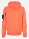 Men's Wappen Patch Naslan Watro Hooded Jacket Orange - STONE ISLAND - BALAAN 3