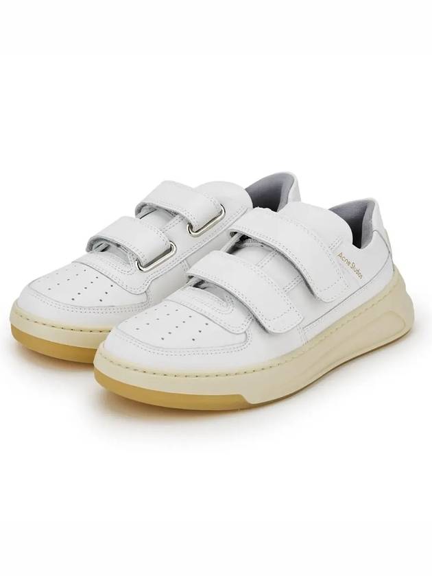 Velcro Strap Low Top Sneakers White - ACNE STUDIOS - BALAAN 4