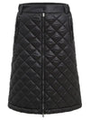 diamond quilted padded skirt IPL3WCU696 BK - IJP DESIGN - BALAAN 3