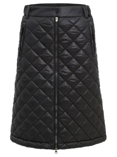 diamond quilted padded skirt IPL3WCU696 BK - IJP DESIGN - BALAAN 2