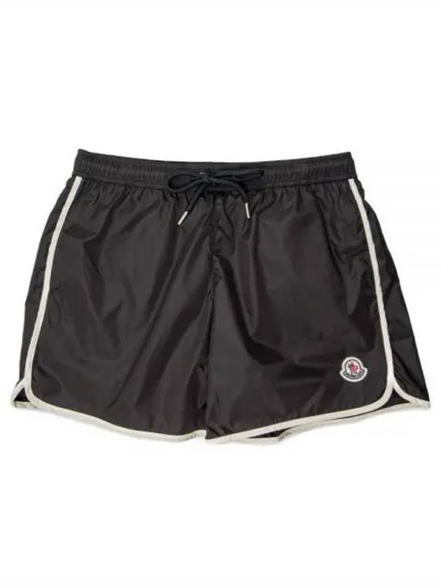 Logo Patch Swim Shorts Black - MONCLER - BALAAN 2