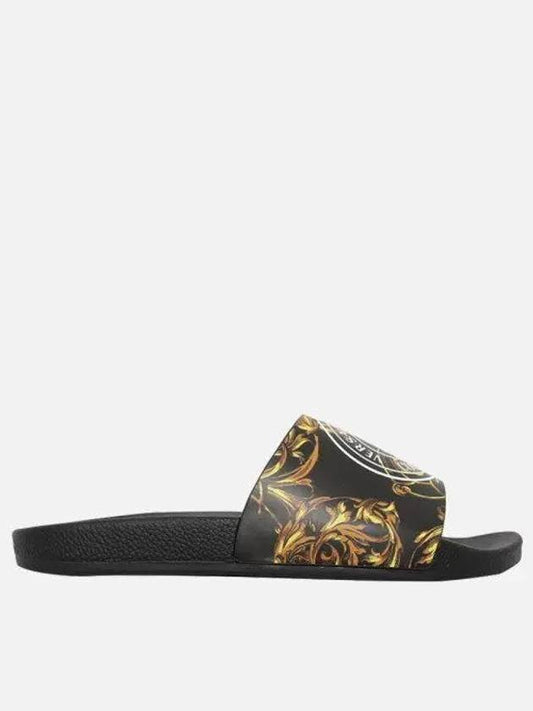 Baroque Slippers Black - VERSACE - BALAAN 2