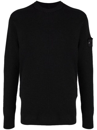 Shadow Project Wappen Patch Knit Top Dark Green - STONE ISLAND - BALAAN 1