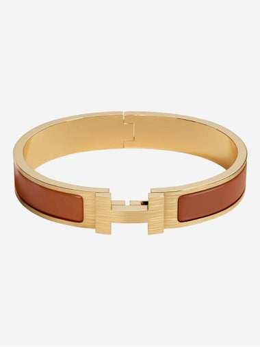 Clic H Bracelet Gold Hardware Gold Mat - HERMES - BALAAN 1