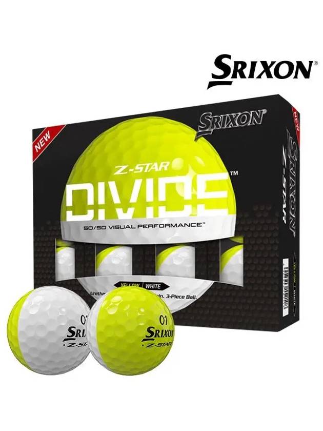 24 year old G-Star Divide golf ball 6-ball set Z STAR half-half ball 3-piece urethane hole-in-one meeting printing - SRIXON - BALAAN 2