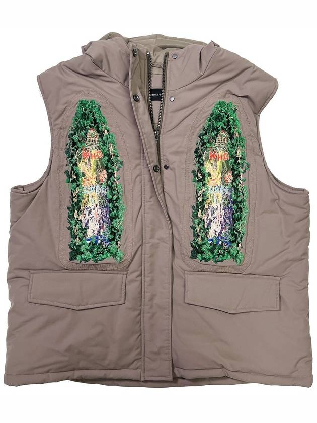 Men s Garden Glass Hooded Vest - WHO DECIDES WAR - BALAAN 3