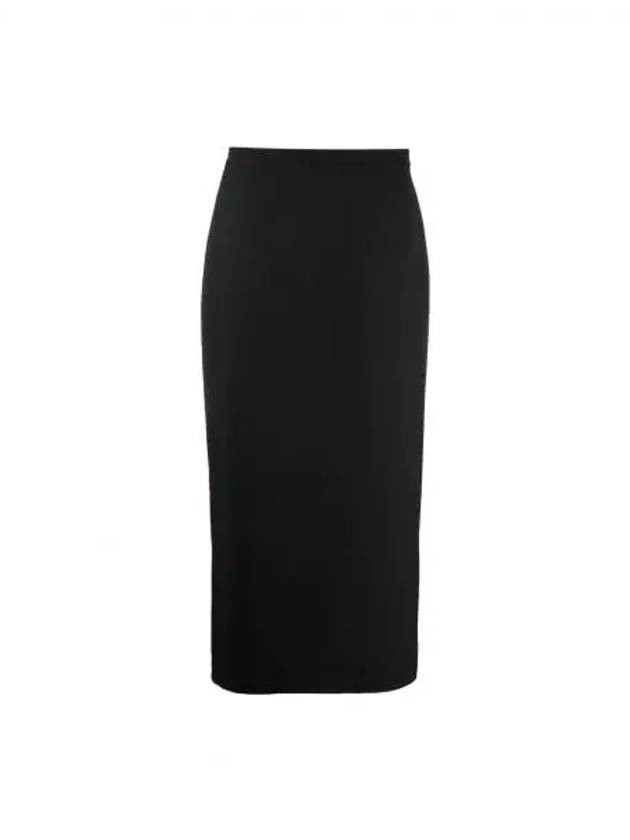 Wool Long Pencil Skirt Black - THE ROW - BALAAN 2