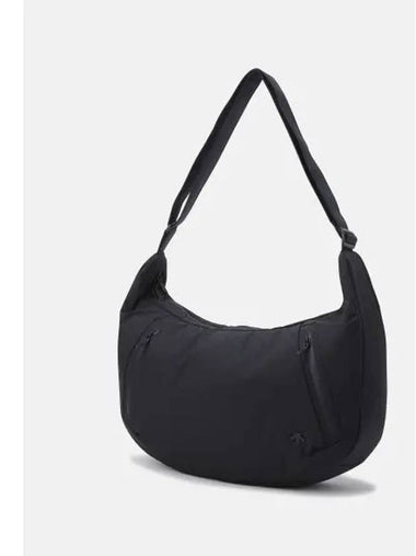 DUALIS Big Hobo Bag Black SP323DBG73 - DESCENTE - BALAAN 1