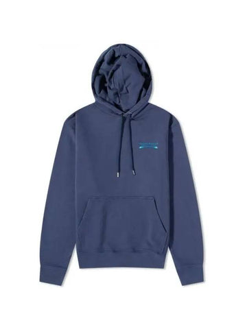 Oars Regular Hoodie Ink Blue - MAISON KITSUNE - BALAAN 1