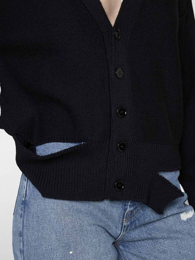 Cardigan crop con rotture Mm6 Maison Margiela - MAISON MARGIELA - BALAAN 3