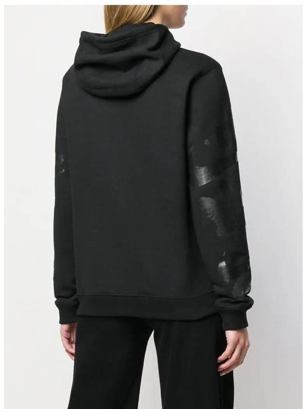 11th Anniversary Black Logo Printing Hooded Zip up 1B T106 052 1 - COMME DES GARCONS - BALAAN 5