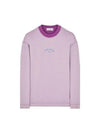 Marina Cotton Nylon Terry Fleece Crewneck Sweatshirt Purple - STONE ISLAND - BALAAN 2