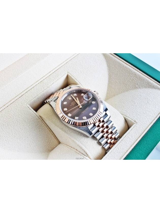 Rolex Datejust 41 Combi Choco 10P 23 Year Stamping - ROLEX - BALAAN 8