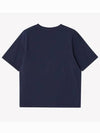 Speedy Fox Patch Comfort Short Sleeve T Shirt Navy - MAISON KITSUNE - BALAAN 3