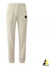 Light Fleece Utility Track Pants White - CP COMPANY - BALAAN 2