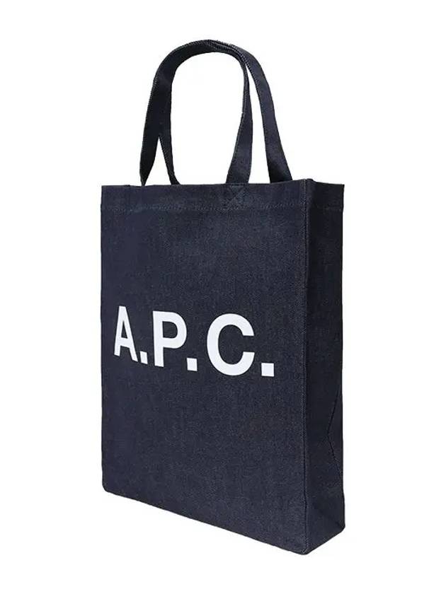 Eco Lou Logo Tote Bag Navy - A.P.C. - BALAAN 4