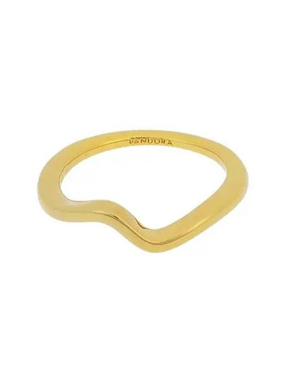 Polished Wave Ring Gold - PANDORA - BALAAN 2