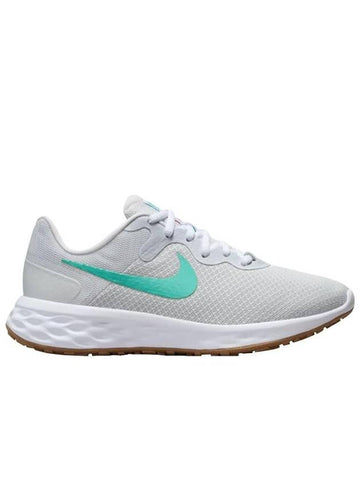 Revolution 6 Next Nature Low Top Sneakers Light Grey Teal - NIKE - BALAAN 1