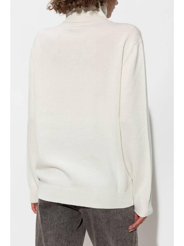 Fabiana Filippi Cashmere Turtleneck, Women's, Cream - FABIANA FILIPPI - BALAAN 4