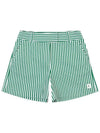 Striped Cotton Shorts OF5713LAGREEN - ONOFF - BALAAN 1